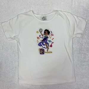 Vintage Disney Store Esmeralda embroidered tee 7/8